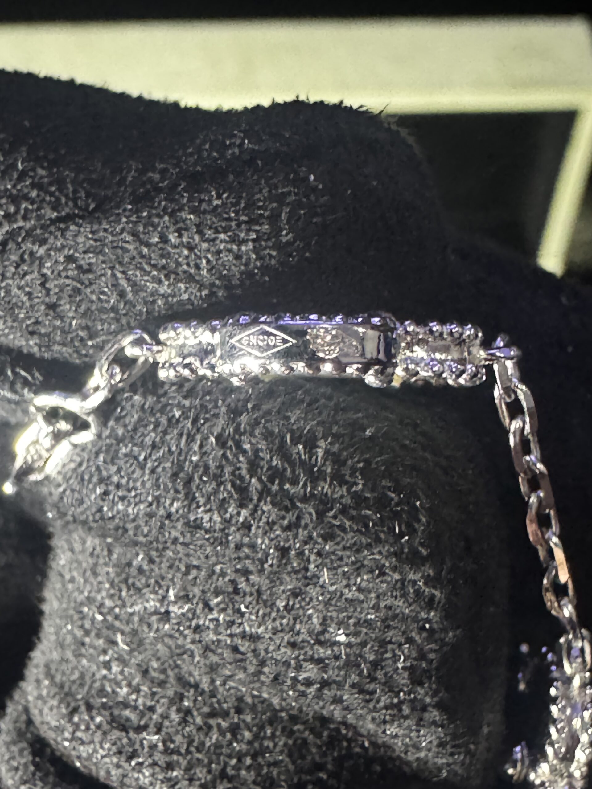 Pulsera VCA Ágata Azul & Madre Perla - Image 4