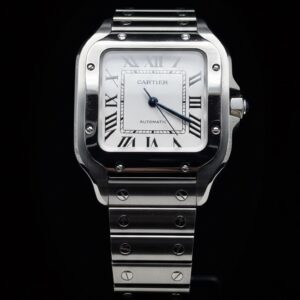 Cartier Santos Silver Dial Médium