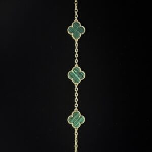 Pulsera VCA Malaquita Natural
