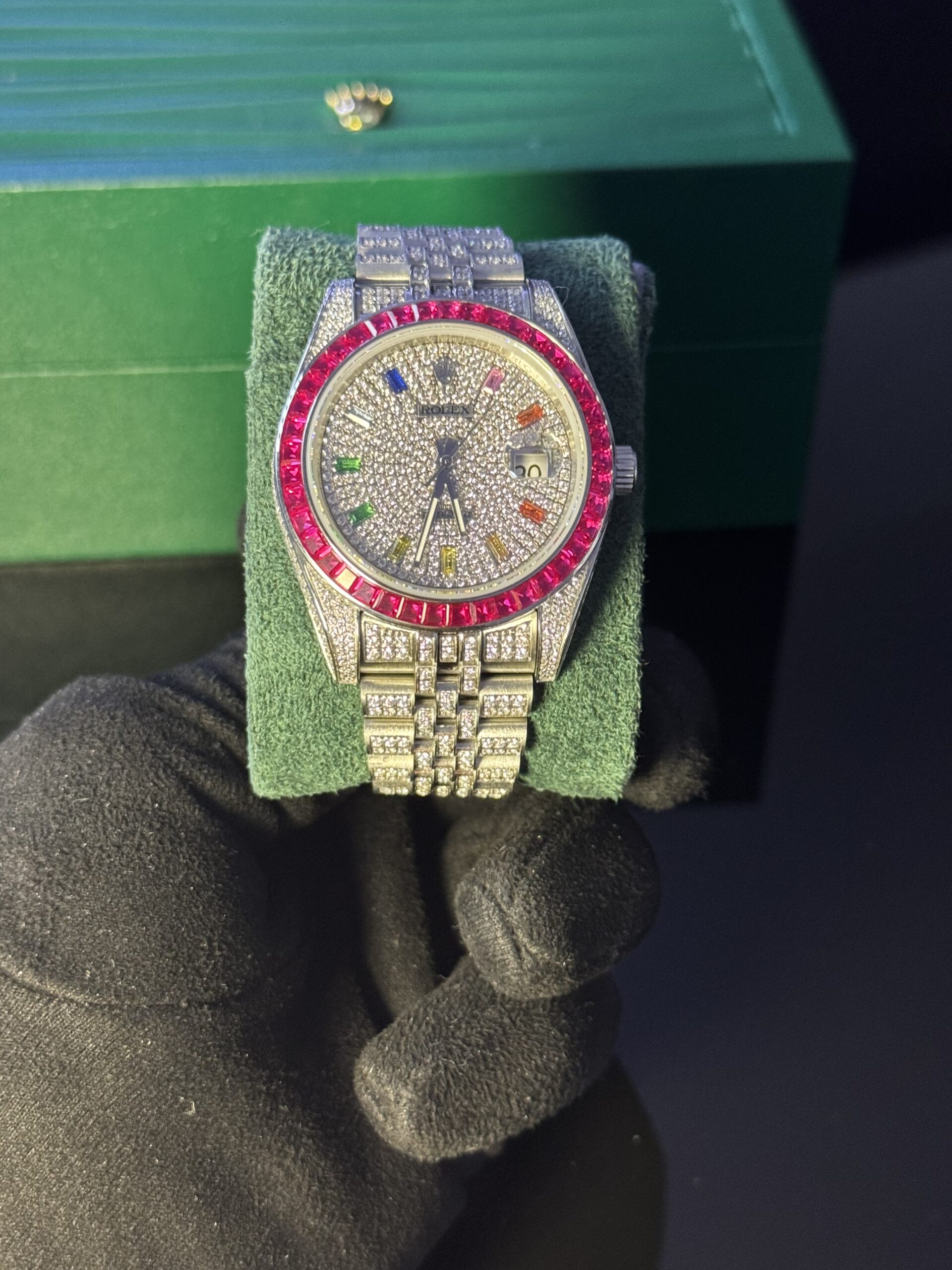 Rolex DateJust Full Ice - Image 2