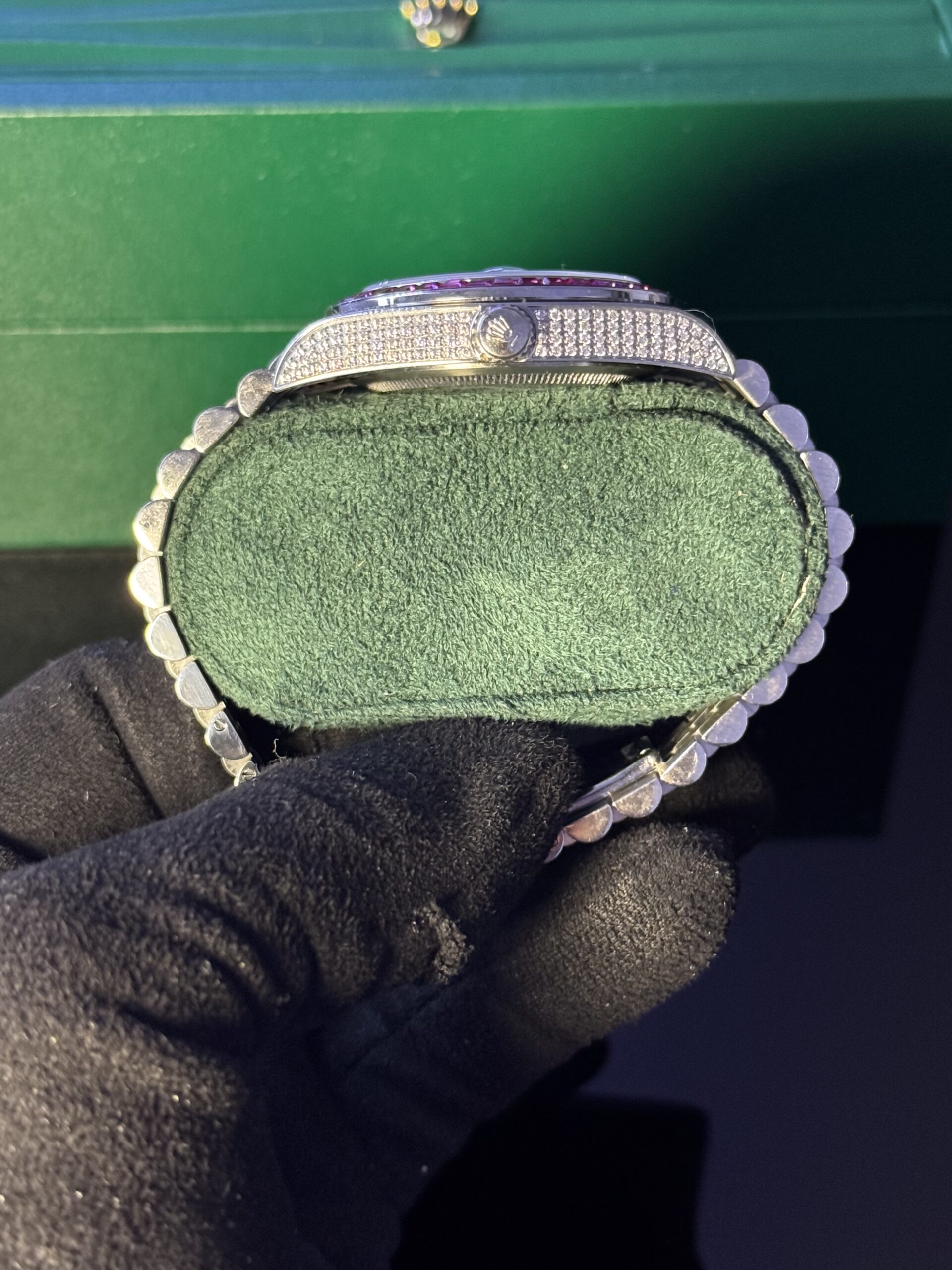 Rolex DateJust Full Ice - Image 3