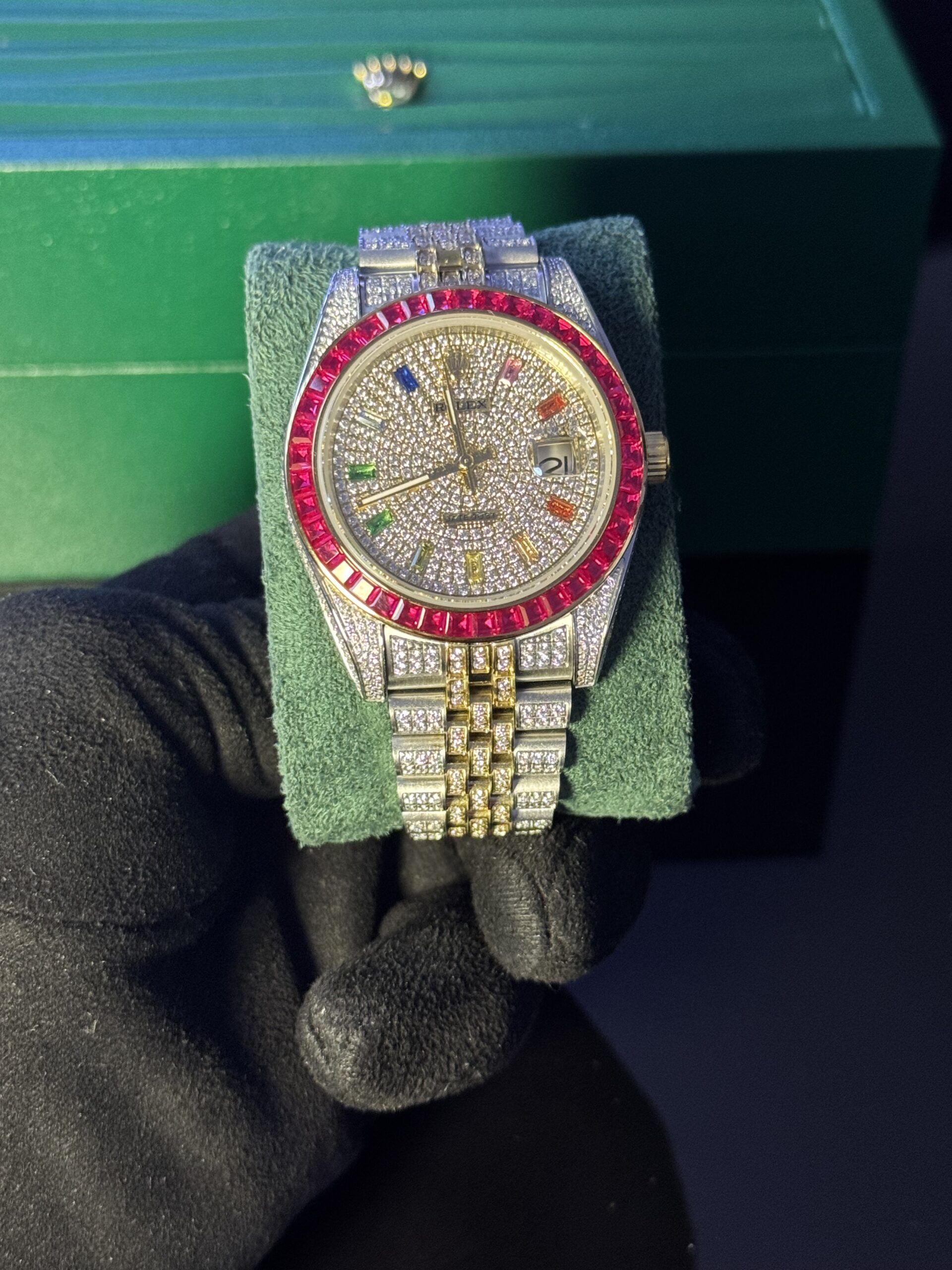 Rolex DateJust Full Ice - Image 2