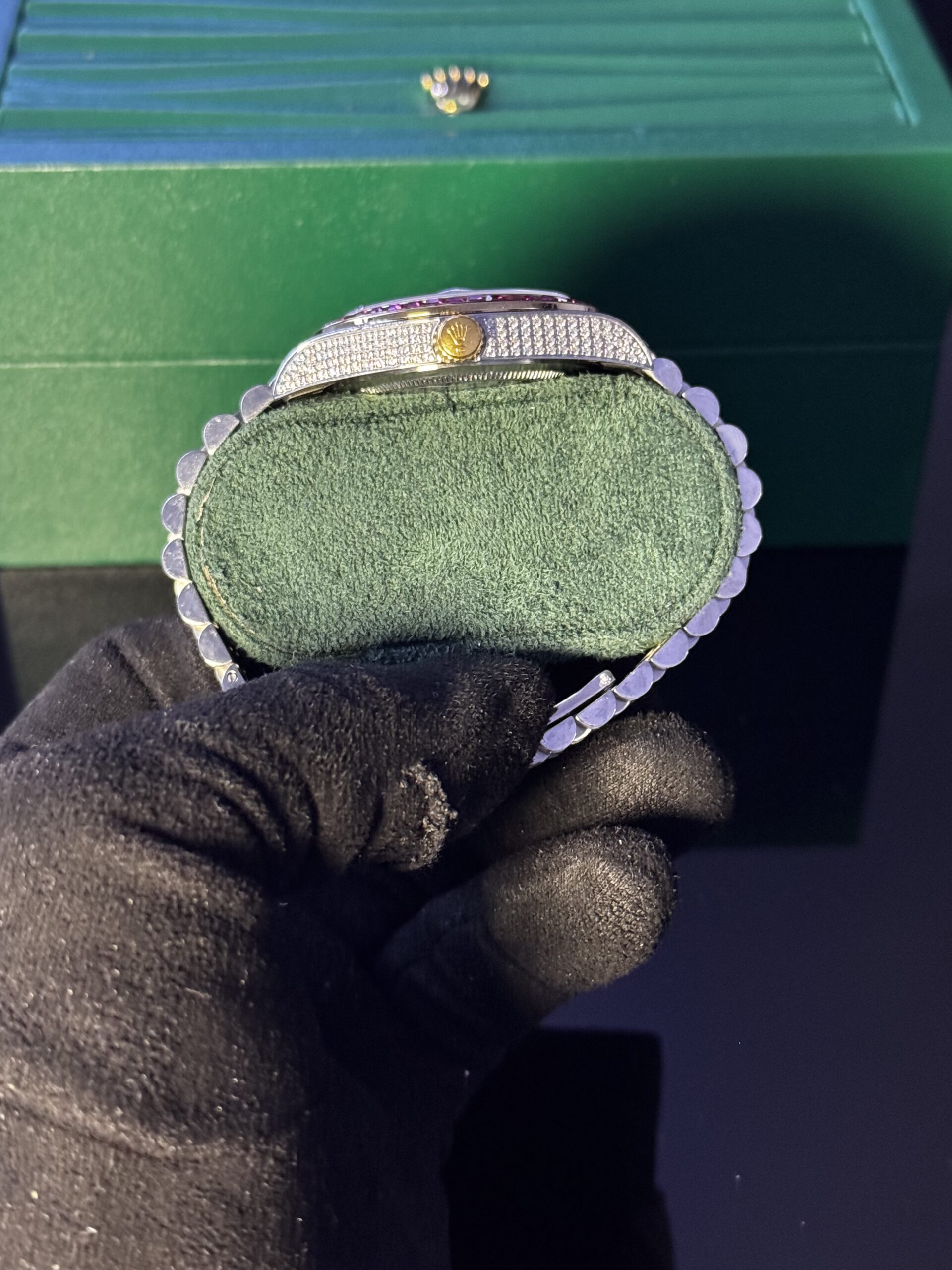 Rolex DateJust Full Ice - Image 3