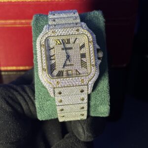 Cartier Santos Full Diamonds