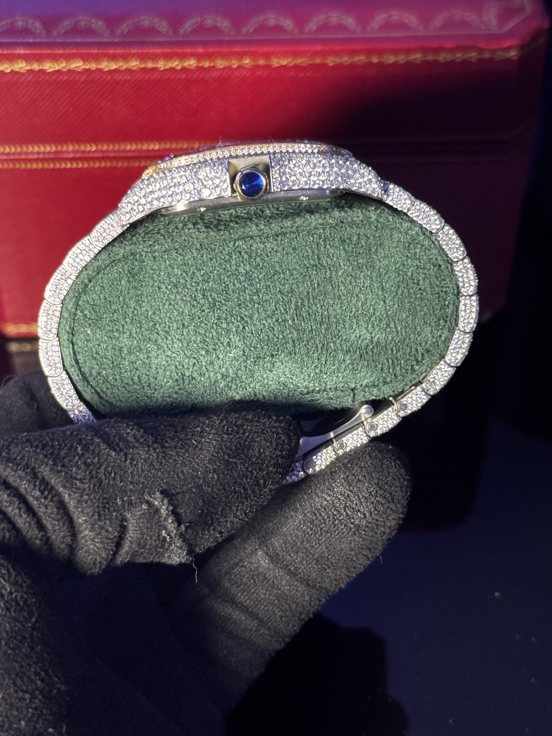 Cartier Santos Full Diamonds - Image 3