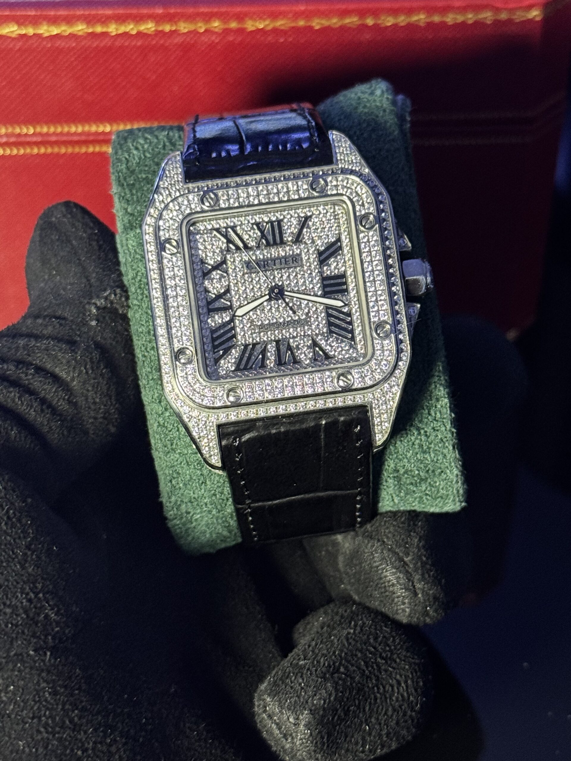 Cartier Santos XL100 Iced - Image 2