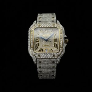 Cartier Santos Full Diamonds