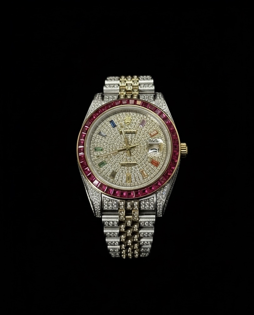 Rolex DateJust Full Ice