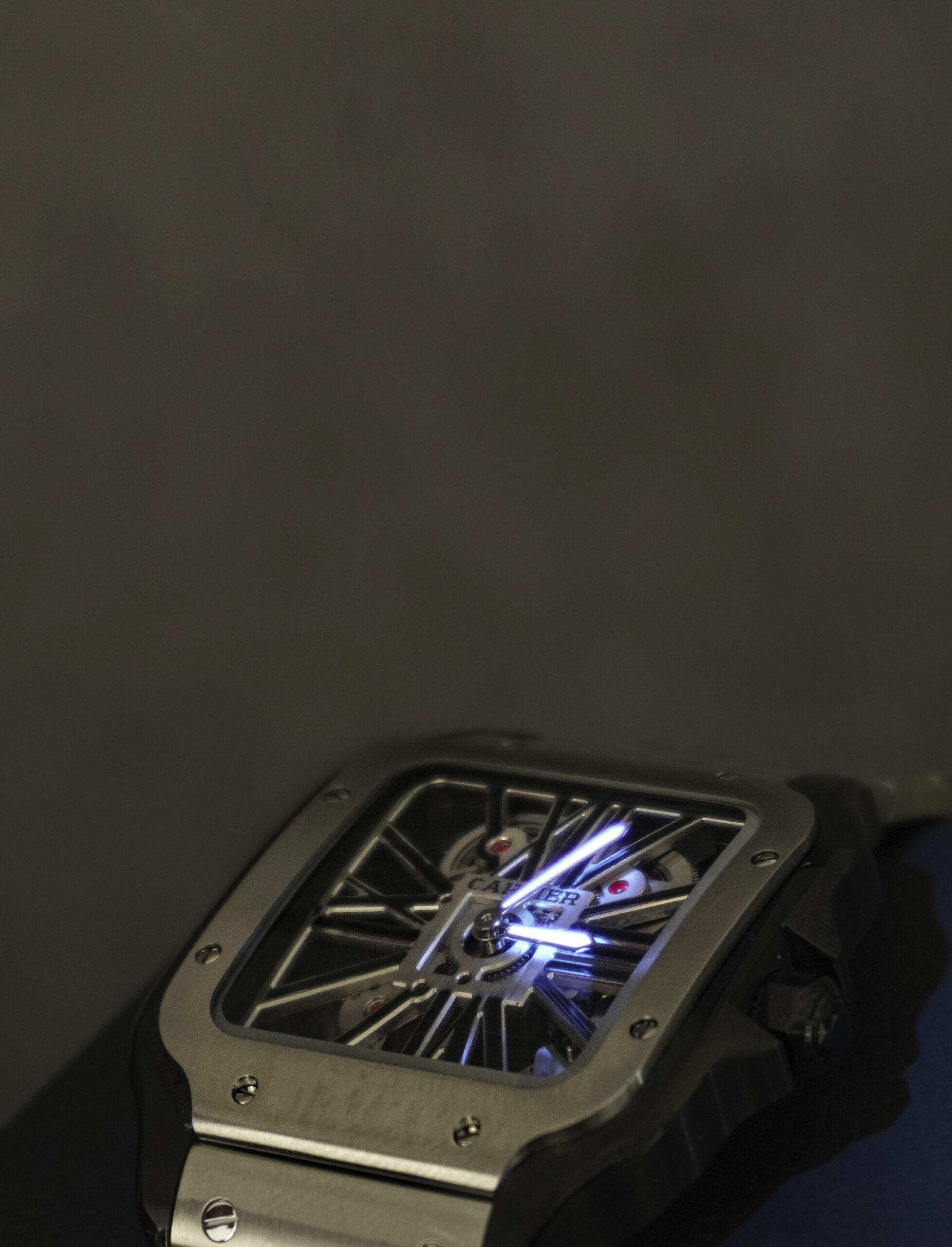 Santos De Cartier Skeleton Black - Image 3